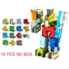 GUDI Assemble Robots Transformation Action Figure Car Model Deformation Number Letters Alphabet Math Educational Children Toys