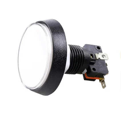 Arcade Button 5 Colors LED Light Lamp 60MM 45MM Big Round Arcade Video Game Player Push Button Switch