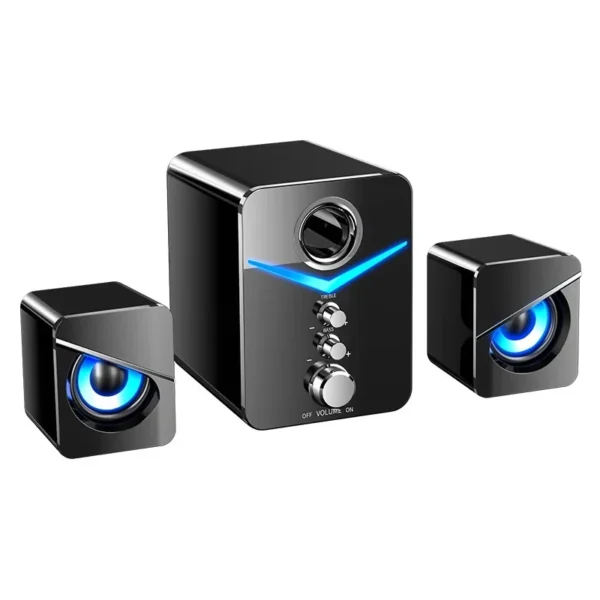 Home Theater System PC Bass Smart Subwoofer Wired-compatible Speaker Portable Computer Speakers Music Boombox For Desktop