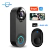 1080P Wireless Video Doorbell Camera WiFi Smart Door Bell Tuya Smart Home Security Motion Detect Night Vision Intercom Doorbell
