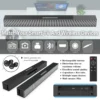 Rsionch Home Theater TV Speakers Wall-mount Speaker Wireless Soundbar FM Radio TV Optical Speaker for TVs Smartphone USB input