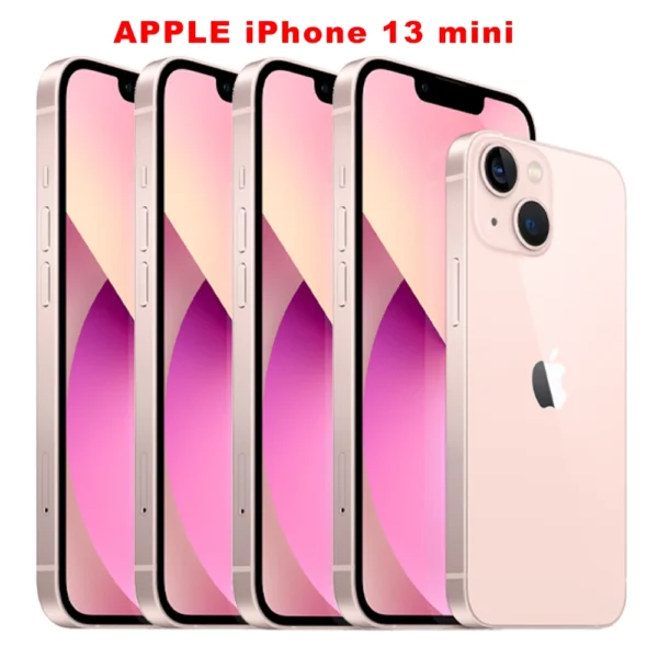 Original Apple iPhone 13 Mini Mobile Phone NFC Face ID 4GB RAM 128/256/512GB ROM 5.4'' OLED Screen A15 Hexa-Core SmartPhone