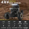 RC Off Road Cars 1:12/16 4WD 20KM/H High-Speed Remote Control Car 2.4G with LED Lights Monster Truck Ideal Outdoor Vehicle Gifts