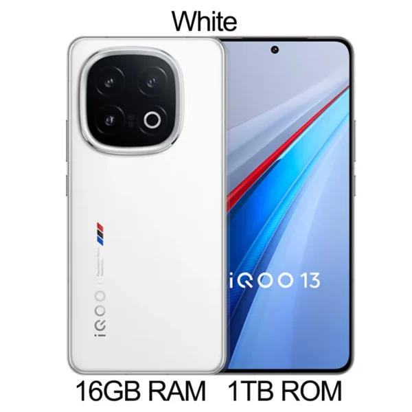 Original ViVO iQOO 13 Snapdragon 8 Elite 50MP Rear Camera OIS 6.82'' 2K Q10 OLED 144Hz 6150mAh 120W SuperVOOC Android 15 NFC OTA