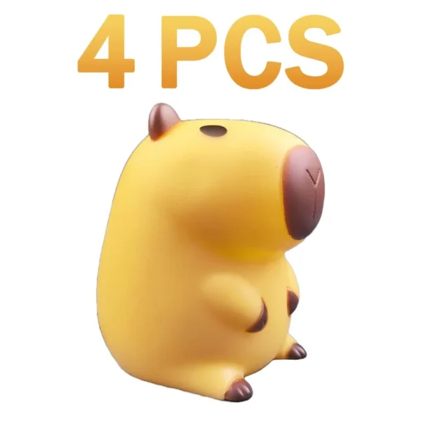 S04409c33b8f040e19fe9d066676be67aP.webp 2025 New Hot selling cute cartoon Capybara night light, cute style light, soft and glowing bedside companion, children's gift