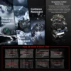 2025 New T-Rex Tactical Smartwatch Built-in GPS Offline Map 4GB Memory 5ATM IP69K Swimming Waterproof Men Militray Smart Bracele