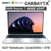 15.6 Inch Ultrabook - AMD Ryzen 7 4800U, 32GB RAM, 2TB SSD, 5G, Bluetooth, Windows 11 Pro Gaming Laptop (Metal)