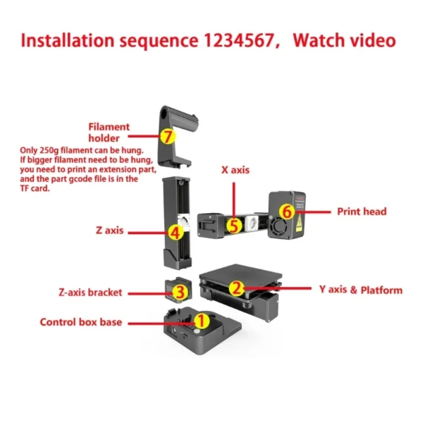EU/AU/US/UK K10 Entry Level 3D Printer With Automatic Slicing Software For Ecommerce Toy,Home Education And DIY Enthusiasts