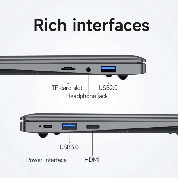 TOPOSH 10.1-inch mini laptop, Windows 11 system, Intel  CPU, 12GRAM+256SSD hard drive,ntel J4105 small computer portable netbook