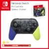 Nintendo Switch Pro Controller Original Splatoon 3/Splatoon 2 Edition USB Cable Wireless Game Motion Controls HD Rumble Amiibo