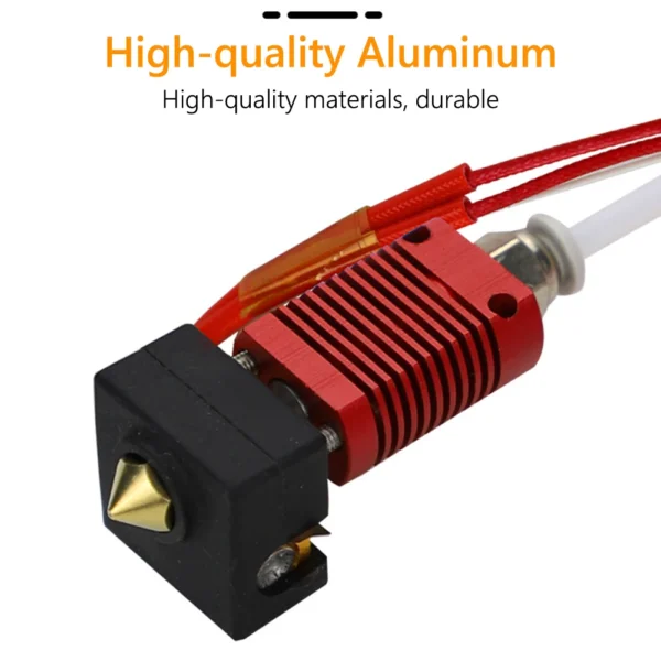 9x Assembled Extruder Hot End Kit for Creality Ender 3 V2/Ender 3 Pro 3D Printer 0.4mm Nozzle Aluminum Heating Block Accessories