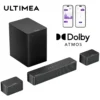 ULTIMEA 5.1 Soundbar with Dolby Atmos, 3D Surround System Soundbar for TV with Wireless Subwoofer,  APP Control, Home Theater TV