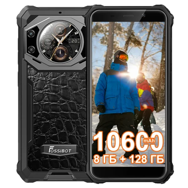 FOSSiBOT F101 PRO 8GB 128GB Smartphone 10600mAh 18W Fast Charge Mobile Phone 24MP 5.45'' HD+ Display Android 13 OS Cellphone