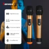 YARMEE Professional Echo Wireless Karaoke Singing System include 2Channel Microphone  Bluetooth Speaker Amplifier For Home KTV