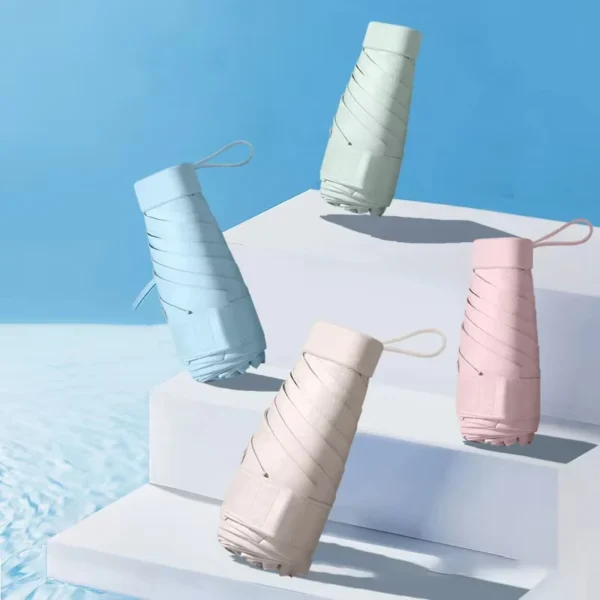 Xiaomi Ultra Compact Mini Umbrella With Black Coating Portable Pocket Sun Rain Dual Use Lightweight Travel Umbrella For WomenMen