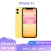 Apple iPhone 11 Original iOS Mobile Phone 6.1inch A13 Bionic 4GB RAM 64GB/128GB/256GB ROM Hexa Core 12MP NFC 4G LTE used phone