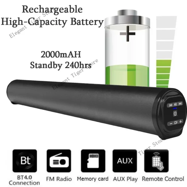 Wireless Bluetooth Soundbar System, Super Bass, Wired Surround Stereo, Budget TV for Home Theater, Unfair, BS10,BS28A,BS28B