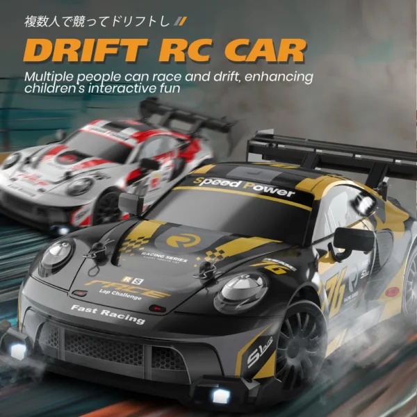 New 1:24 RC drift vehicle, Mustang 4WD cars, racing car with remote control, gift, competition racing car, children's toy