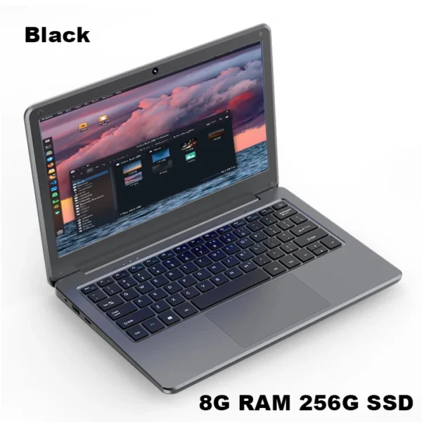 BYONE 11.6 Inch Mini Laptop Intel N4000 Cheap laptop 8GB RAM 256GB SSD Student Office Small Portable Netbook With WIFI Bluetooth