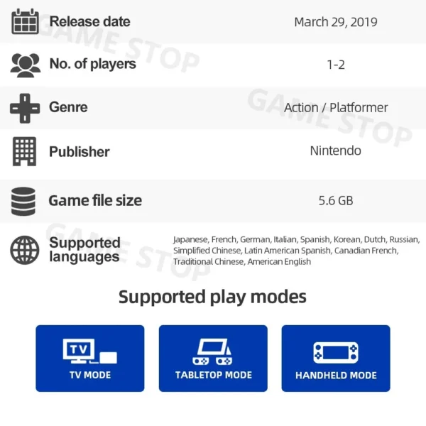 Nintendo Switch- Yoshi s Crafted World - Stander Edition - Genre Action Platformer 5.6 GB Nintendo Games