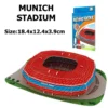 Children 3D Puzzle Toys Simulated Football Field Building Model Paper Early Education Hands on Ability Football Fan Gifts TMZ