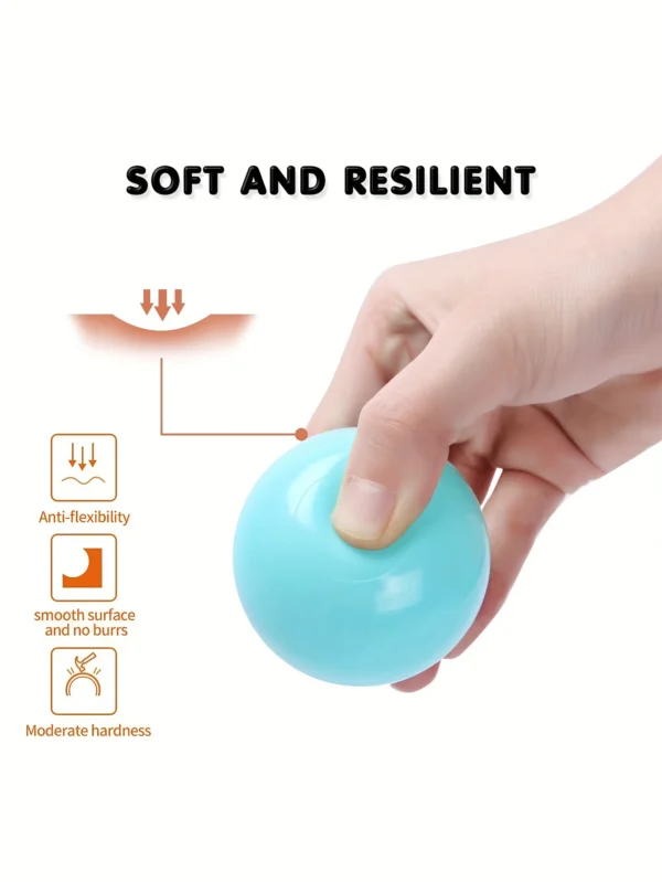 5.5cm 100pcs with Bag Crush Proof Eco-Friendly Ball Pit Balls Macca colors Pink blue green and White Round Shape