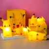 Pokemon Pikachu Night Light Cute Anime Soft Light Bedroom Bedside LED Light Room Decoration Christmas Children's Toy Gift