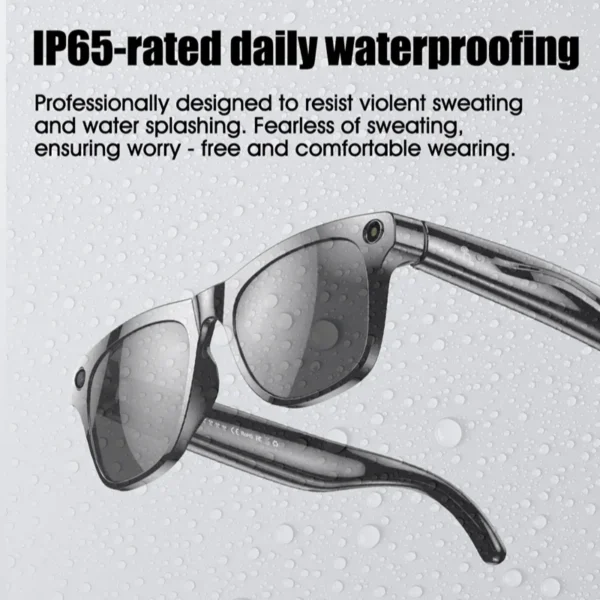 S162a9fab7d3d4cd99620eedf0bb11e36o.webp Xiaomi AI Smart Camera Glasses 6K HD With Long-lasting Battery Voice Assistant Control Calling Music Outdoor Photo-grey Glasses