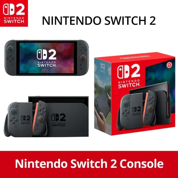 S164a93ebc32546c88fc670475efd76fbs.webp Nintendo Switch 2 7.9-inch LCD Display Joy‑Con2 Handle Console Stable TV Mode Video Gaming Console N2