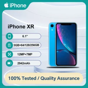 S164cfe6f000243ba9e5ab0d6304371d9b.webp Unlocked Original Apple iPhone XR: 64/128/256GB ROM, 3GB RAM, iOS, A12 Bionic Hexa-Core, 6.1'' Display, 12MP Single Camera