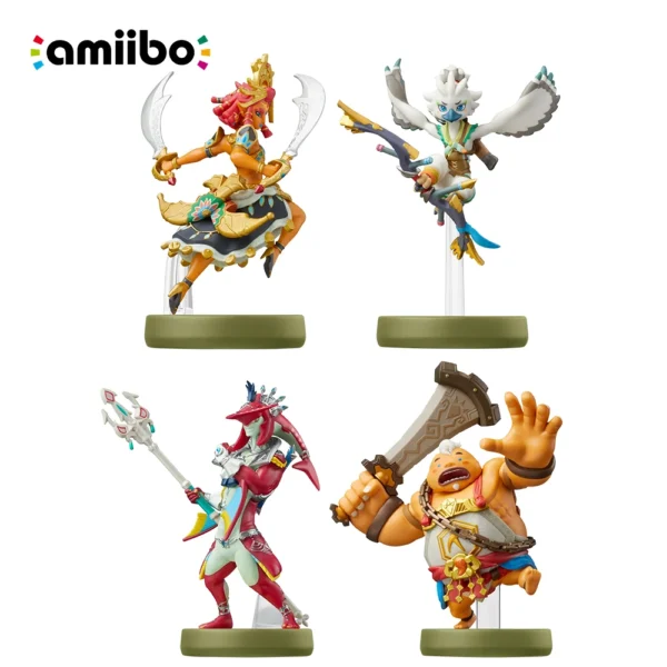 Nintendo  Switch 2 Amiibo Tears of the Kingdom - SIDON/TULIN/YUNOBO/RIJU - for Switch Game Console Game Interaction Model