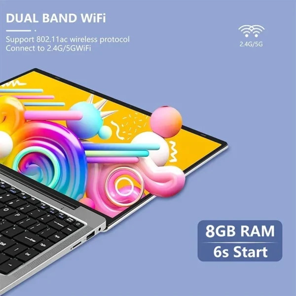 Student Notebook Learning Laptop 14.1 inch Intel Celeron N4000 8G RAM 128GB 256GB 512GB 1TB SSD PC Windows 10 Quad Core Laptop