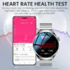 2025 New Men's Smart Watch with Heart Rate Alarm Blood Oxygen Blood Pressure Sleep Monitor Bluetooth Call Fitness Tracker Sports