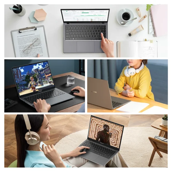 CHUWI GemiBook XPro 14inch UHD Screen Laptop 8GB/16GB RAM 256GB SSD Intel N150 / N100 Windows 11 Computer with Fan Notebook