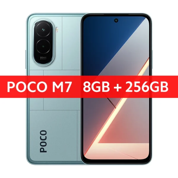 POCO M7 5G Global Version Snapdragon® 685 Smartphone 6.9" 144Hz FHD+ DotDisplay 50MP Camera 7000mAh Battery Xiaomi HyperOS 2 NFC