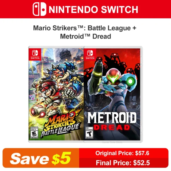 Juegos Nintendo Switch Ofertas Games Bundle Deals GTA Metroid Dread Mario Battle League Xenoblade 3 Buy 2 Games Save,3 Save 