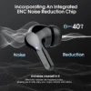 New Wireless Earbuds HiFi Stereo Headphones BT5.3 with ENC Noise Cancelling 48H LED Display Ear Buds IP7 Waterproof Earphones