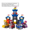 Paw Patrol Building Blocks Toys Rescue Knight Series Pullback Car Watchtower Rescue Base Command Center Lookout Tower Kids Gifts