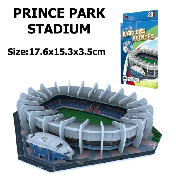 Children 3D Puzzle Toys Simulated Football Field Building Model Paper Early Education Hands on Ability Football Fan Gifts TMZ