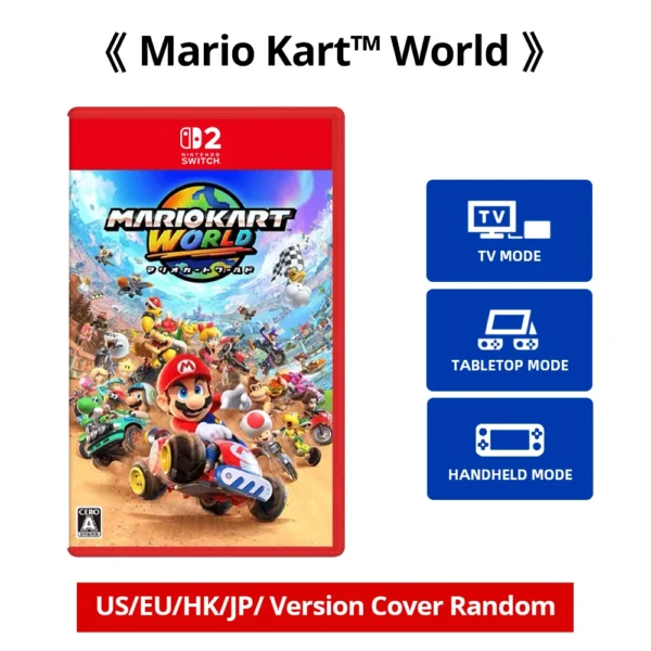 Nintendo Switch 2 Game Deals - Mario Kart World -  Games Adventure Action and RPG Genre Switch 2 Edition