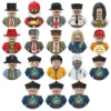 City Characters Building Blocks Mini Dolls Statues Police Firefighter Doctor Engineer Building Blocks Holiday gifts for kids