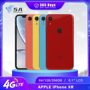 S1cb08f436fc4461e817600353cddb9b1v.webp Original Unlocked Apple iPhone XR 4G Mobile Face ID 3GB RAM 64GB/128GB/256GB ROM NFC 6.1" IPS LCD 12MP+7MP Hexa-Core SmartPhone