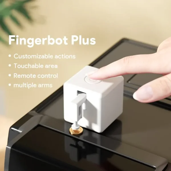Tuya Zigbee / Bluetooth Fingerbot Plus Robot Button Pusher Switch Bot Smart Home Work With Alexa Google Home Smart Life App