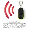 S1f262a7de2264a80b077de8c57f32c29p.webp Wireless 10m Anti-Lost Alarm Key Finder Locator Keychain Whistle Sound With LED Light Mini Anti Lost Key Finder