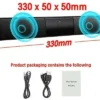 Super Powerful Sound Bar Portable Wireless Bluetooth Speaker Surround Stereo Home TV Sound Box Subwoofer FM Radio caixa de som