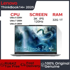 Lenovo Laptop Thinkbook 14+ 2025 Intel Evo 14.5" 3K 120Hz Ultra5 225H/Ultra7 255H/Ultra9 285H 32GB LPDDR5x 1TB SSD Notebook PC