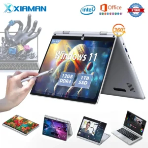 S20db85f738ae40b1aac21d60deb19343M.webp Touch Screen Laptop Computer Windows 11 Office Study Notebook PC Intel Celeron N4020 8GB DDR4 512GB SSD 1920*1080P 11.6" Laptops