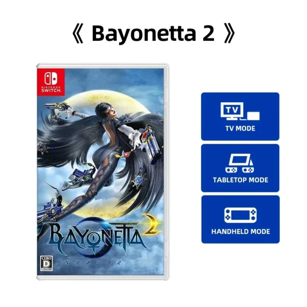 Bayonetta 2 - Nintendo Switch Game Deals 100% Original Games Physical Cartridge Support TV Tabletop Handheld Game Mode