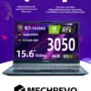 MECHREVO 15K 15.6 Inch Geforce RTX 3050 AMD R7-7435HS DDR5 165Hz FHD Wifi6 BT5.2 16GB 512GB Gaming Gamer Notebook Laptop