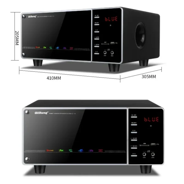 1000W high-power  caixa de som bluetooth home TV living room KTV Bluetooth speaker surround sound subwoofer theater sound system